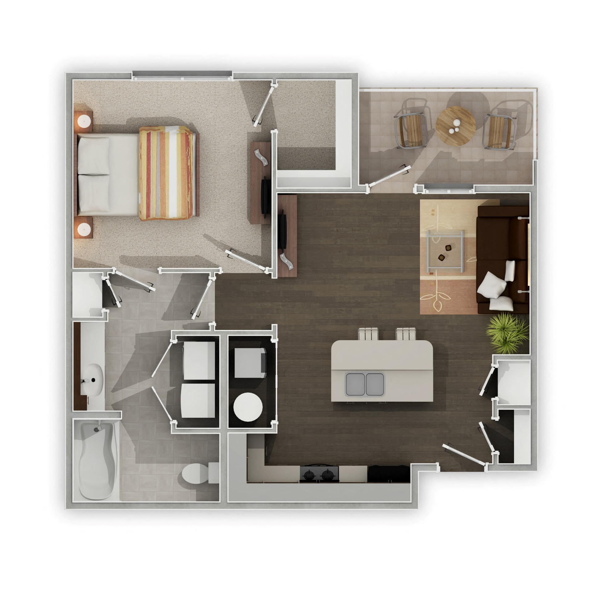 Sierra Ridge The Bakken 3D Floor Plan